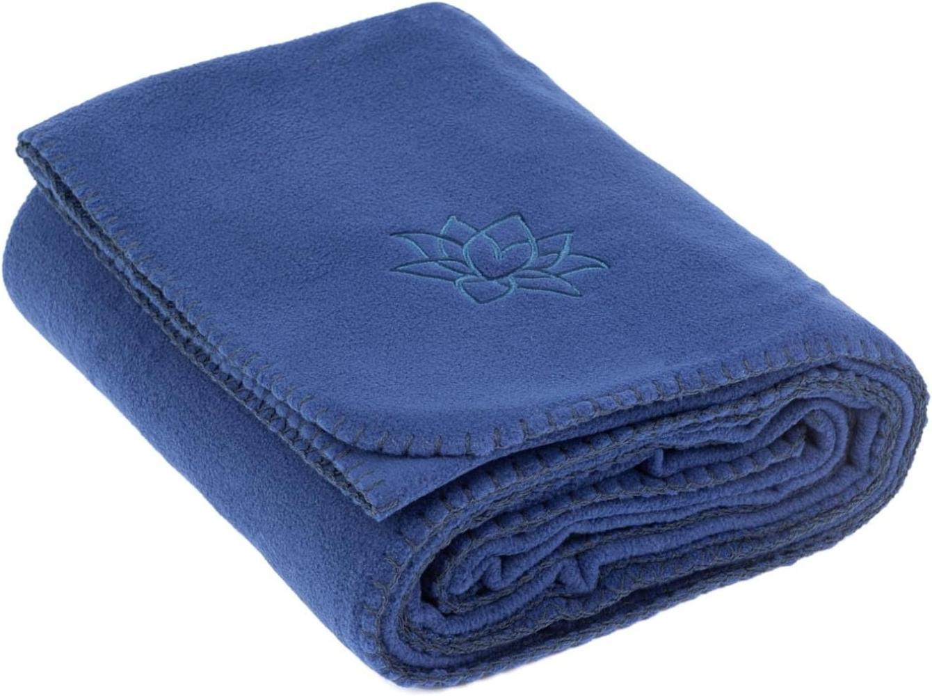 Wohndecke Yogadecke ASANA BLANKET dunkelblau, bodhi Bild 1