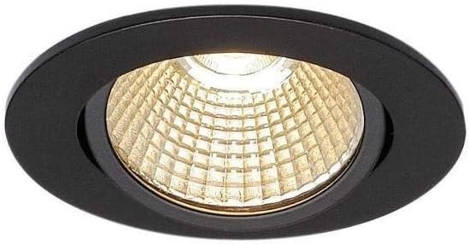 SLV No. 1001978 NEW TRIA rund LED Indoor Deckeneinbauleuchte schwarz 1800-3000K 72W Bild 1