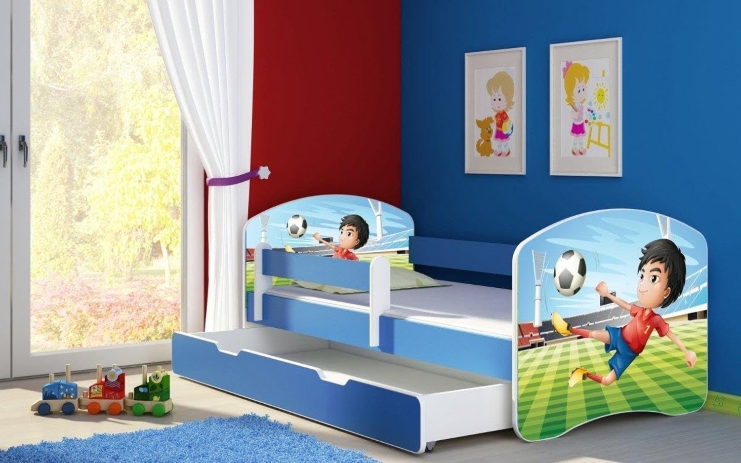 Kinderbett Dream mit verschiedenen Motiven 180x80 Player Bild 1