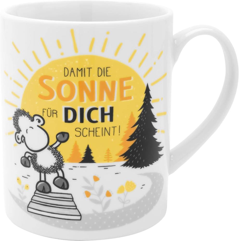 Sheepworld XL-Tasse Motiv "Sonne" | Große Tasse aus Porzellan, Jumbo-Tasse, 60 cl, Tasse mit Spruch | Geschenk, Freund, Freundin | 47548 Bild 1