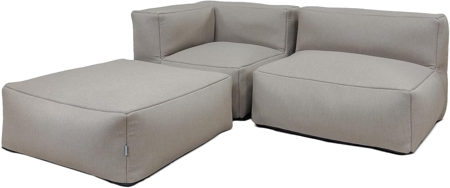 osoltus Emilia Premium Modular Lounge 3tlg. Axroma Olefin charcoal grau Bild 1