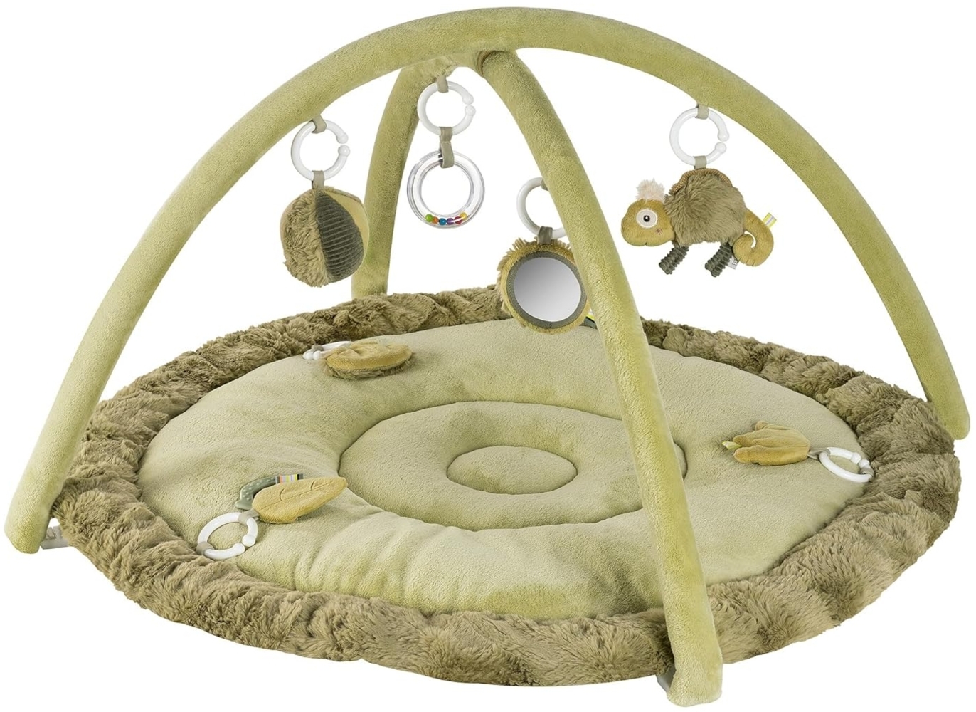 Fehn 3-D-Activity-Decke Chamäleon Lazy, Crazy & Pink Khaki/Olive Bild 1