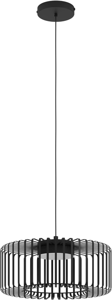 Eglo 900723 Hängeleuchte GINESTRONE-Z Stahl schwarz LED 22W 2700-6500K H:110cm Ø45cm dimmbar mit Connect-Z Funktion Bild 1