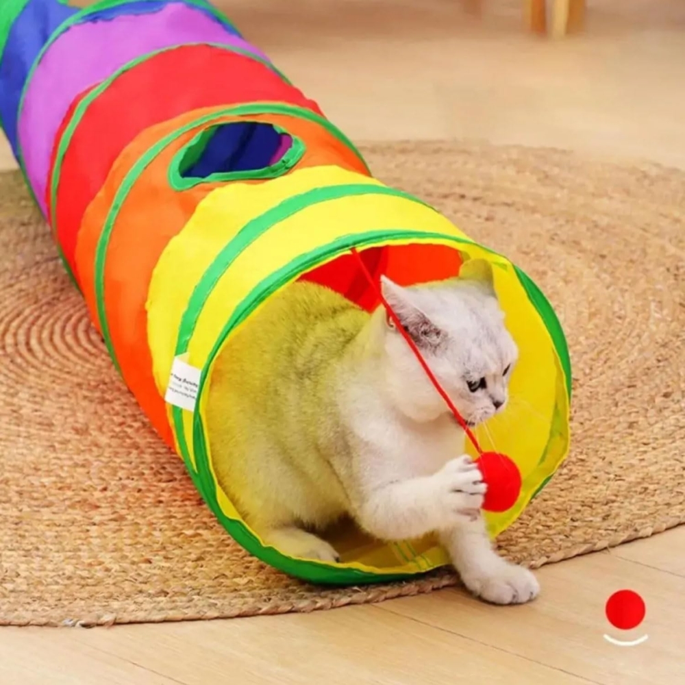 Jungengel Katzenzelt Katzentunnel Spielzeug Katzen Katzenspielzeug Katzenhöhle Spieltunnel Bild 1