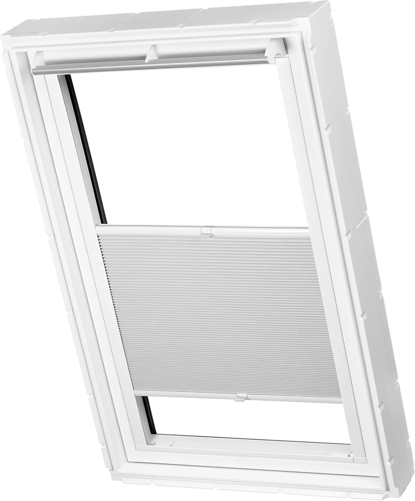 ventanara Dachfensterplissee Dachfenster passend für Velux Fenster Grau Verdunkelung FK04 Bild 1