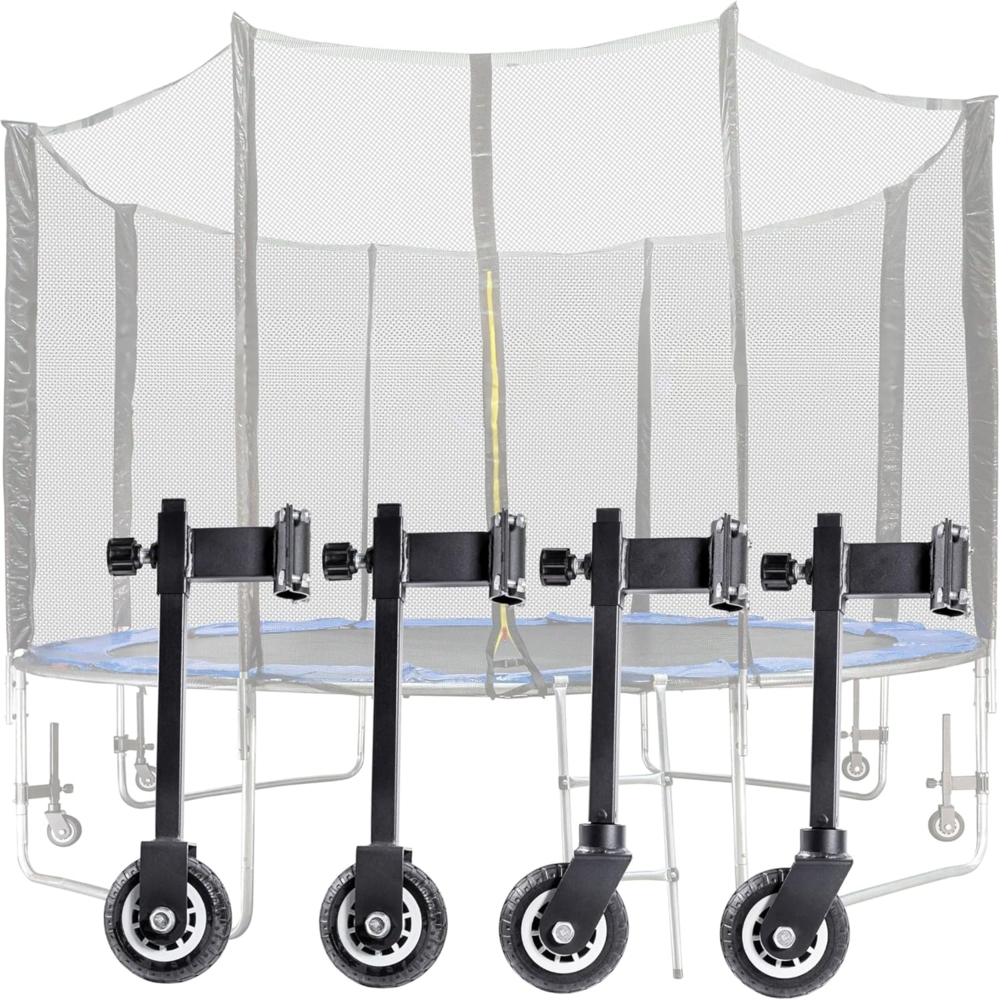 TrampoMover Räder zum verschieben von Trampolinen Transportrollen 4 Rollen Bild 1