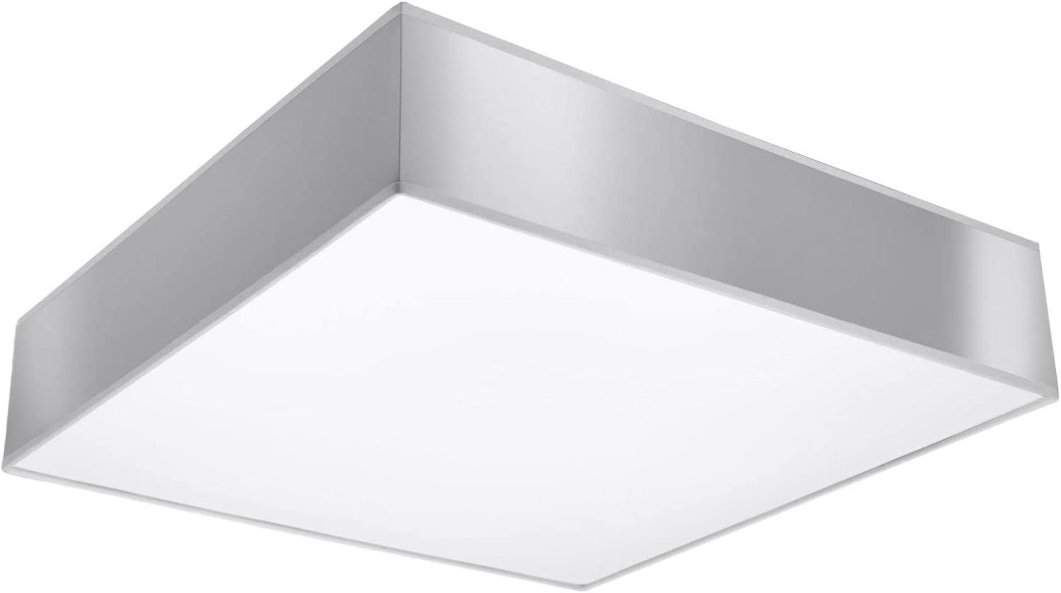 Deckenleuchte, grau PVC weiß, L 45 cm Bild 1