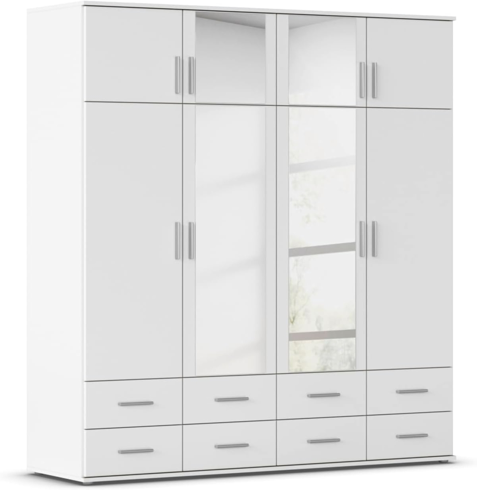 Rauch 'KEMI' Kleiderschrank mit Spiegel, weiß, 181 cm Bild 1