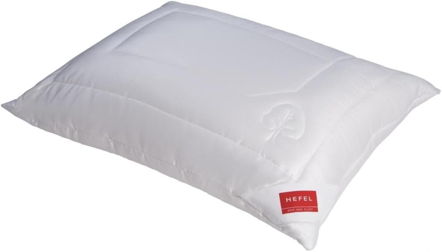 Hefel Naturfaserkissen Klima Control Comfort Kissen in 40x80 cm, 40x60 cm, 80x80 cm, Füllung: 100% PES Polyester-Faserbällchen, Bezug: 100% TENCEL™ Lyocell, Das Kissen, das atmet. Kein Schwitzen. Bild 1