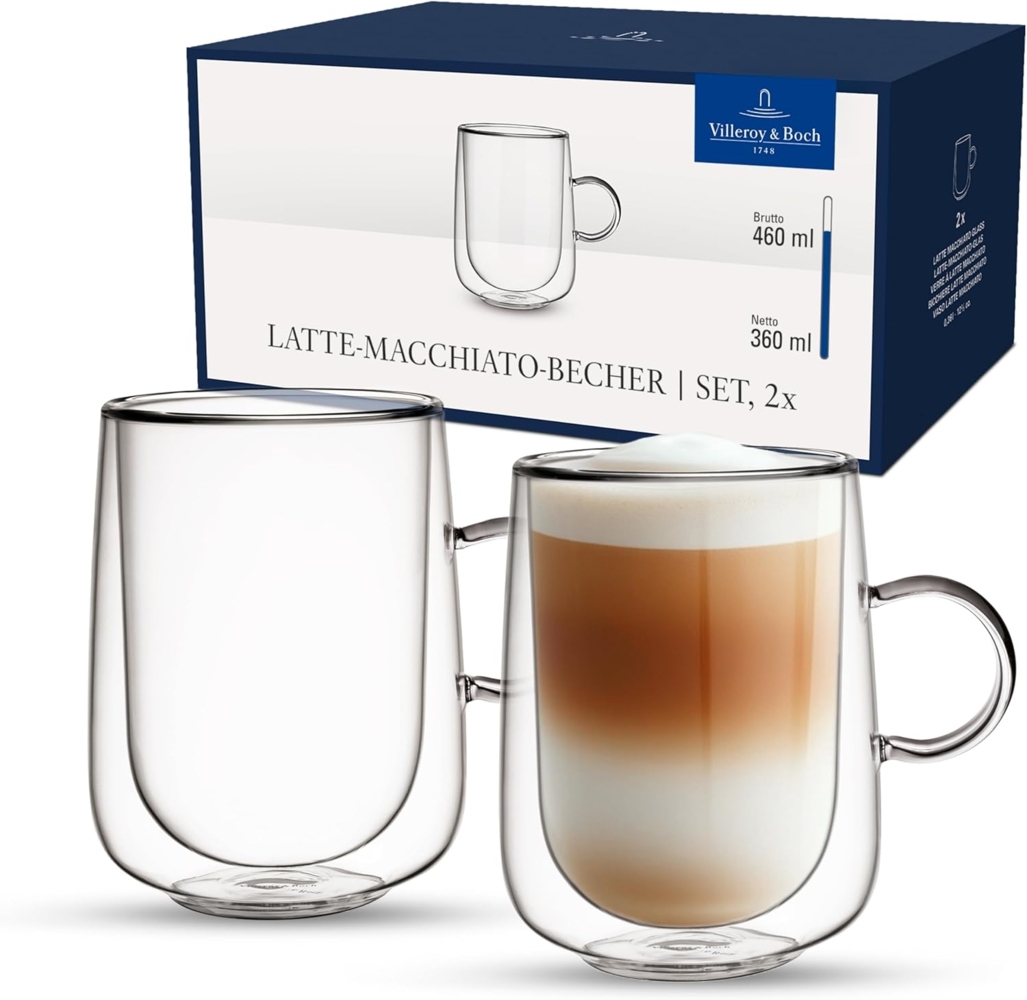 Villeroy & Boch Artesano H&C Latte-Macchiato-Gläser 360 ml 2er Set - DS Bild 1
