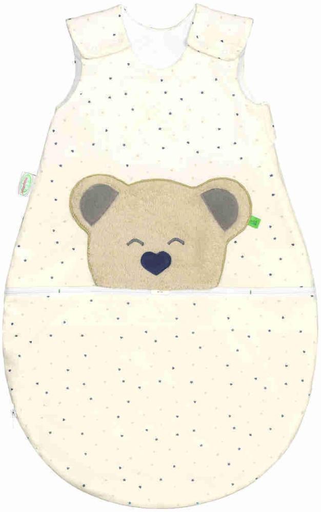 Odenwälder 1541 Jersey-Schlafsack Mucki air Heart/Stars Blue Größe 70 Bild 1