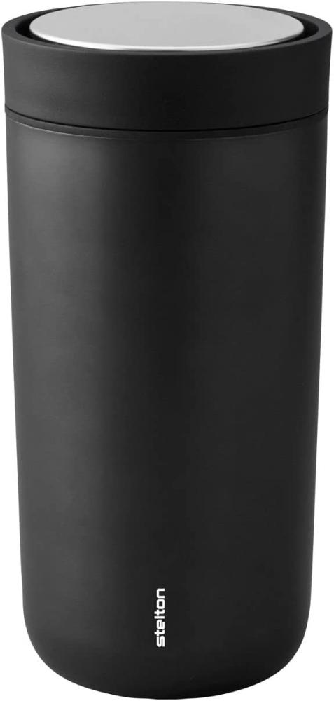 Stelton 'To Go Click' Thermobecher, black metallic, 400 ml Bild 1