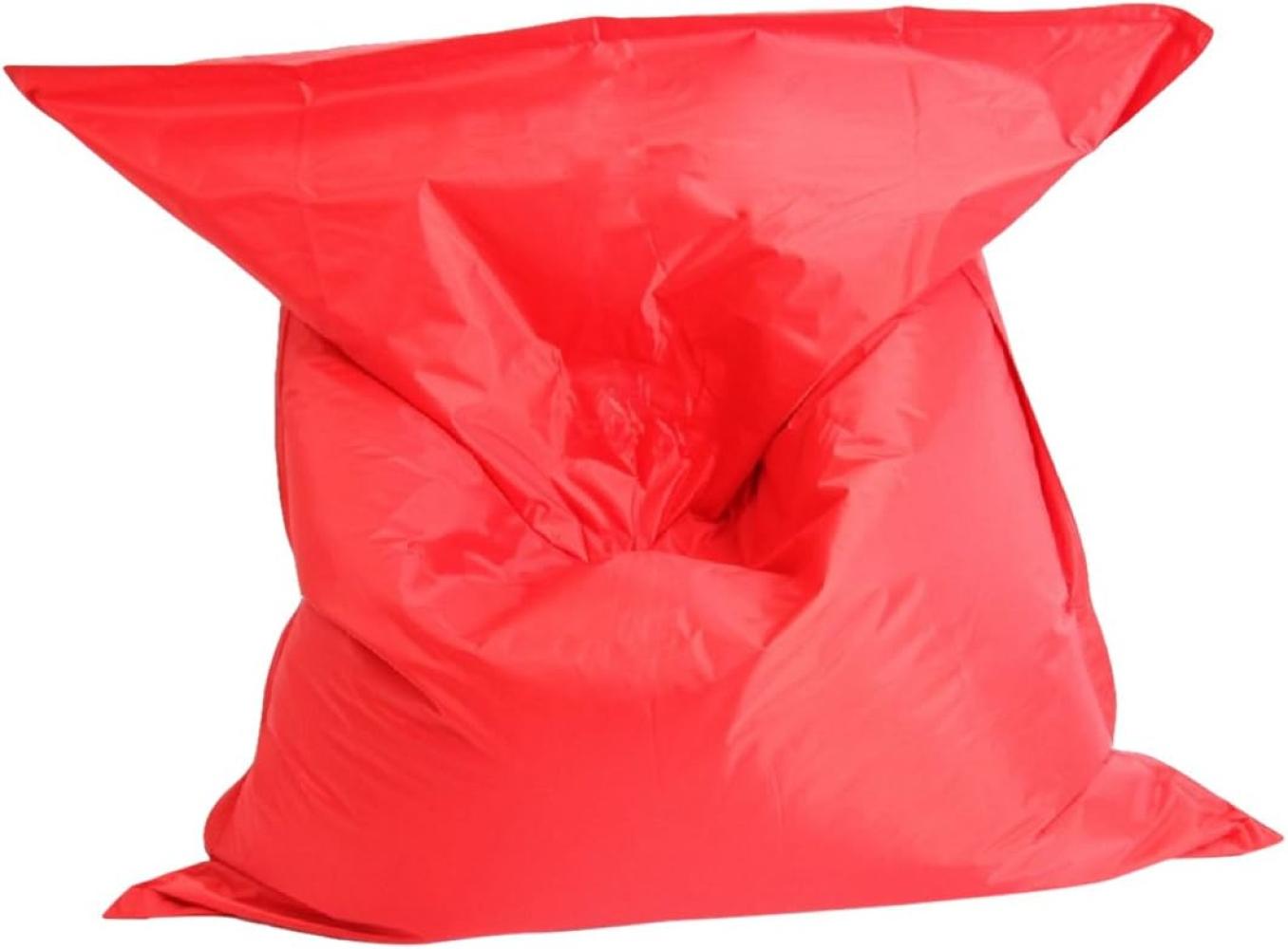 MESANA S-10075/32 Premium Outdoor Riesensitzsack Mr. Big mit Innensack, 140 x 180 cm, rot Bild 1