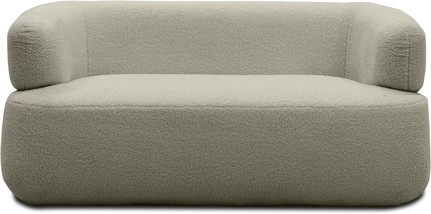 DOMO Collection 2 Sitzer Molina, 2er fest, 2er Sofa, Couch, Garnitur 160 x 86 x 71 cm in taupe Bild 1