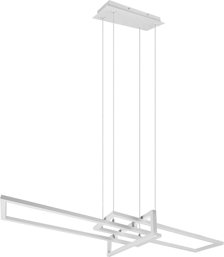 Trio Pendelleuchte SALINAS incl. 1x SMD LED, 34W · 1x 4400lm, 4000K, weiß matt (320310331) Bild 1