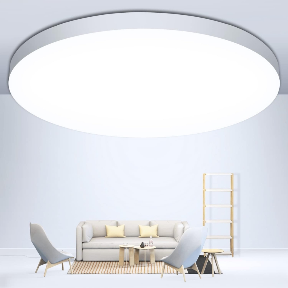 LED Deckenleuchte Lampe Decke Deckenlampe Ø28cm 24W, 6500K, 2000LM, IP44 Wasserfest Furlampe Rund Modern Schlicht Weiß Badlampe für Kellerlampe/Schlafzimmer/Wohnzimmer/ Küchenlampe/Badezimmer/Balkon Bild 1