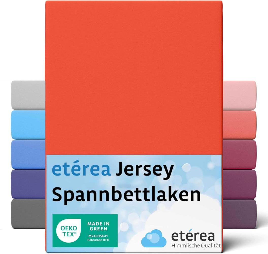 etérea Comfort Jersey Spannbettlaken Terra 140x200 cm - 160x200 cm Bild 1