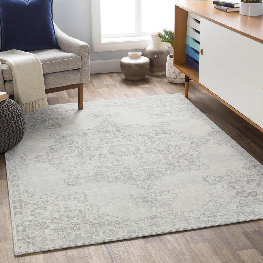 Surya LOLA Teppich Grau 130 cm 180 cm 130x180 cm Bild 1