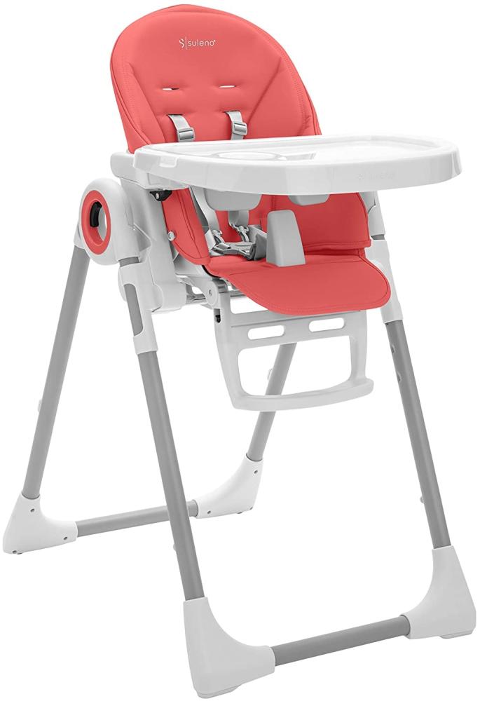 Suleno - Baby Hochstuhl mitwachsend, Kinderstuhl, Kinderhochstuhl, Babyliege, Baby High Chair, verstellbar, klappbar, 7 Höhen, abnehmbares Tablett, aufsteckbarer Teller, 0 - 6 Jahre Bild 1