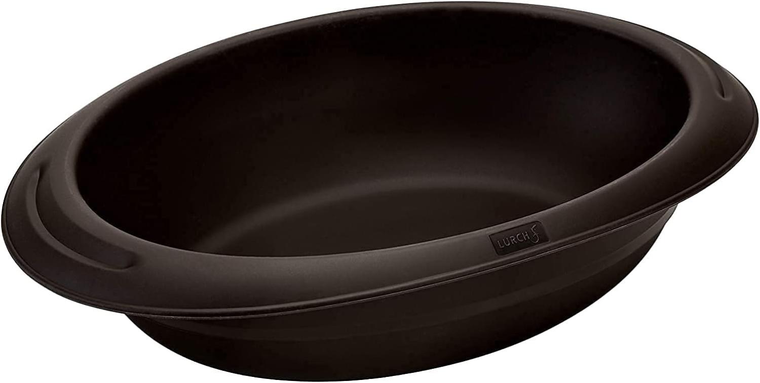 Lurch 85034 FlexiForm Oval / Brotbackform zum Backen unterschiedlichster Brotsorten aus 100% BPA-freiem Premium-Platin-Silikon 24 x 18 cm, braun Bild 1