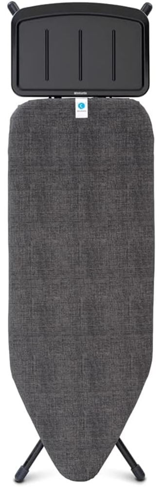 Brabantia Bügelbrett Bügeltisch C, 124 x 45 cm, Dst-Ablage Solide, Bügelfläche 124x45 cm, Fairtrade-zertifiziert Bild 1