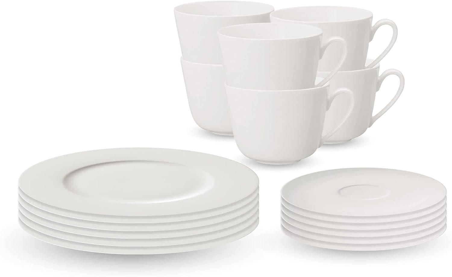 Villeroy & Boch Twist White Kaffee Set 18tlg EC weiß 1013807127 Bild 1