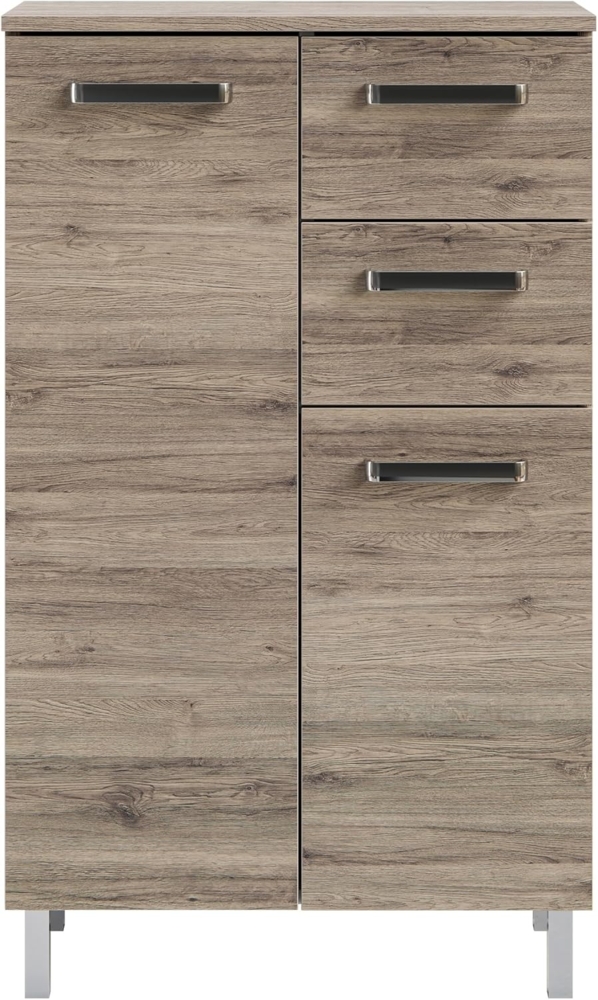 Highboard Oasis / Offenbach, Holzwerkstoff, Metall, Holzfarben, 60 x 101 x 33 cm Bild 1