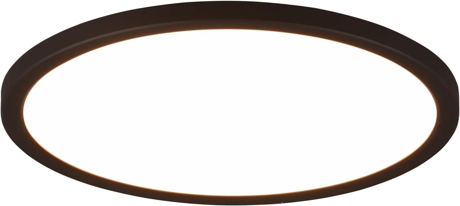 R64371132 Deckenleuchte AUREO schwarz matt 18W LED, Höhe ca. 2 cm Bild 1