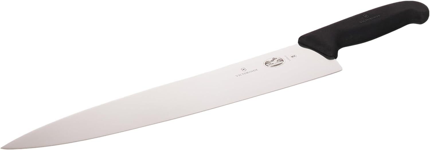 Victorinox Tranchiermesser Fibrox Küchenbesteck, Schwarz, STANDARD Bild 1