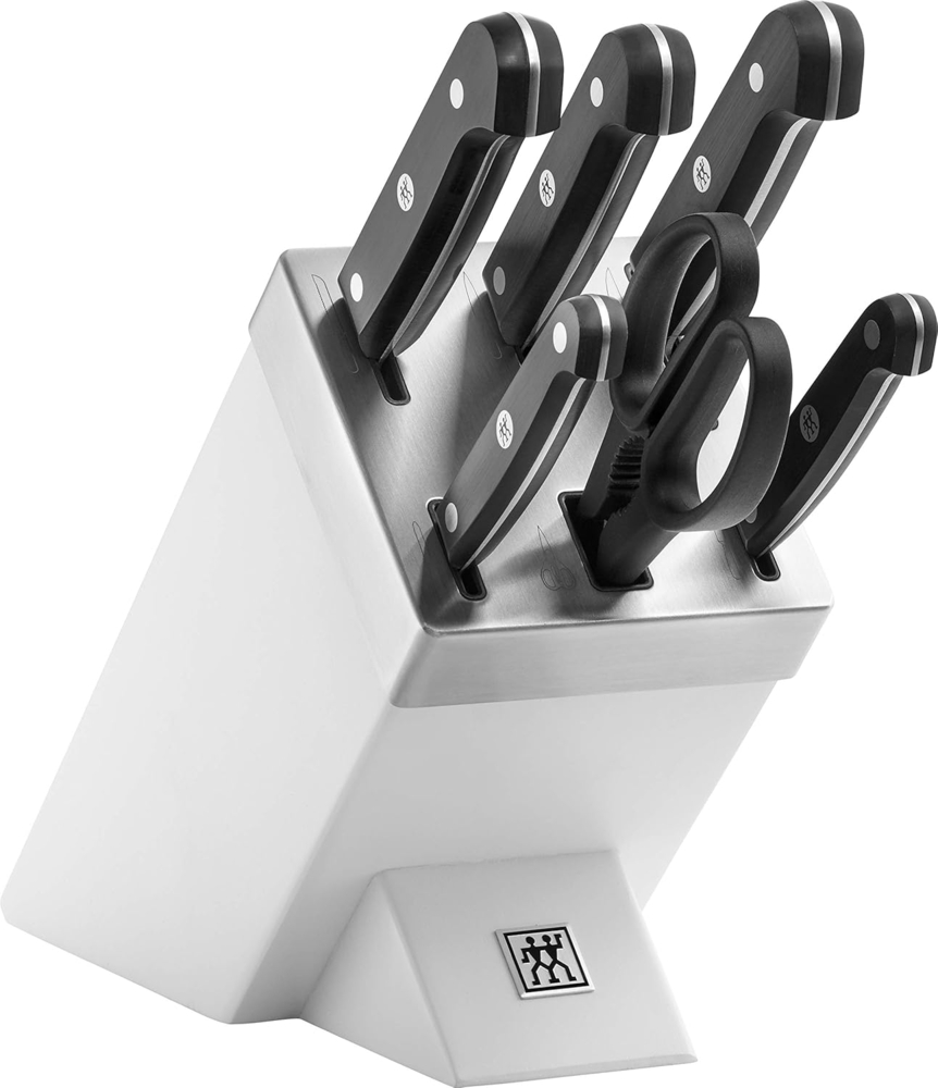 Zwilling Messerblock Gourmet (7tlg), selbstschärfend, Weiß Bild 1