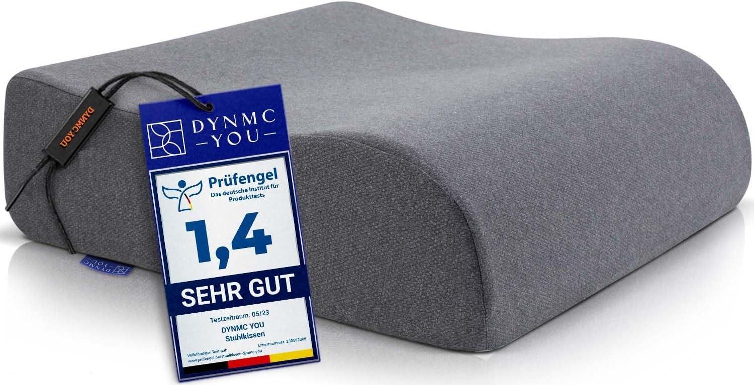 DYNMC you Sitzkissen Bequeme Sitzerhöhung Stuhl Erwachsene & Kind, Formstabiles, 13cm Sitzkissen für Stuhl, Auto, Büro, Aufstehhilfe Bild 1