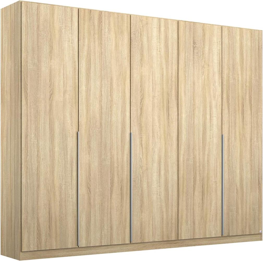 Rauch Möbel Alabama Schrank Kleiderschrank Drehtürenschrank Eiche Sonoma 5-türig inklusive Zubehörpaket Classic 3 Kleiderstangen, 9 Einlegeböden BxHxT 226x229x54 cm Bild 1