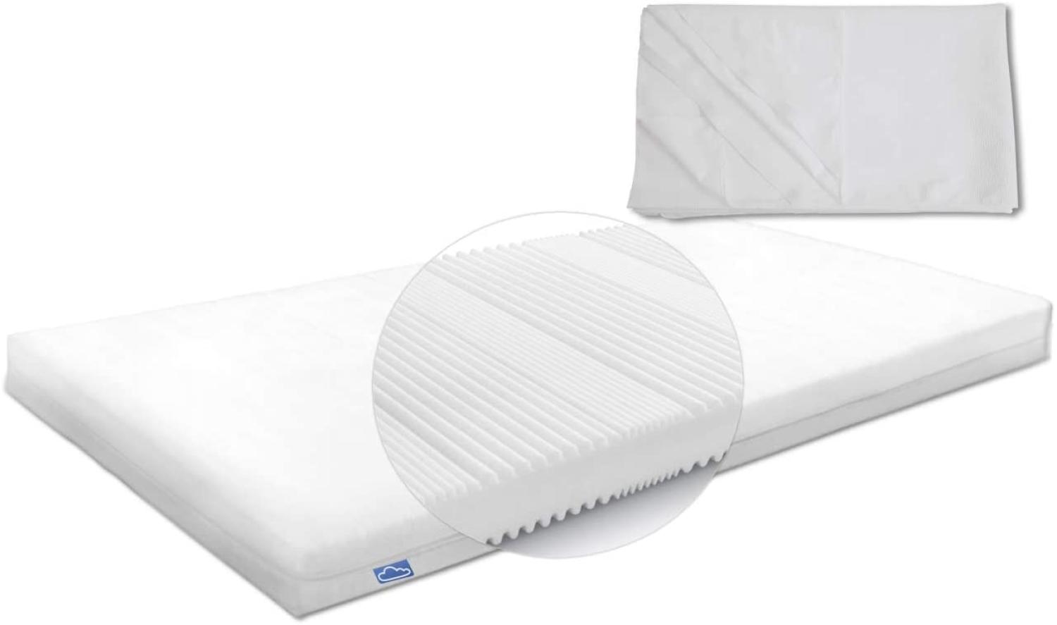 Wolkenwunder Wellflex Multi Schaum-Matratze und Hygieneauflage 100x200 cm Bild 1