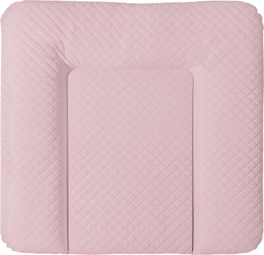 Ceba Baby Wickelauflage Wickelunterlage Wickeltischauflage 80x75 cm, 50x70 cm, 70x75 cm Abwaschbar gesteppt - Pink 70x75 cm Bild 1