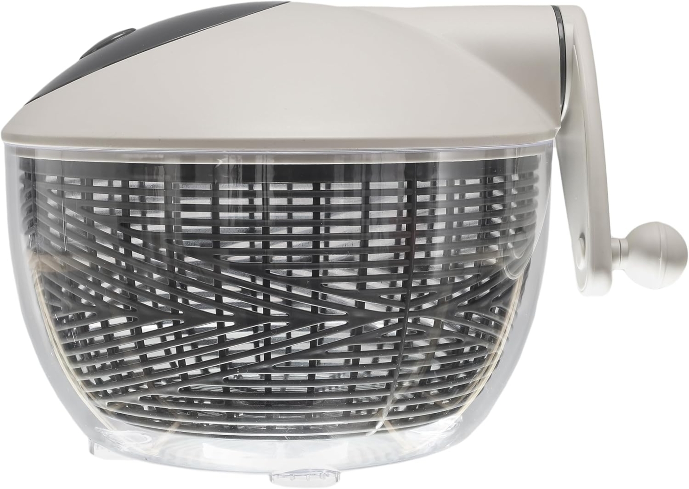 Salatschleuder, manuell, praktisch, Grau Bild 1