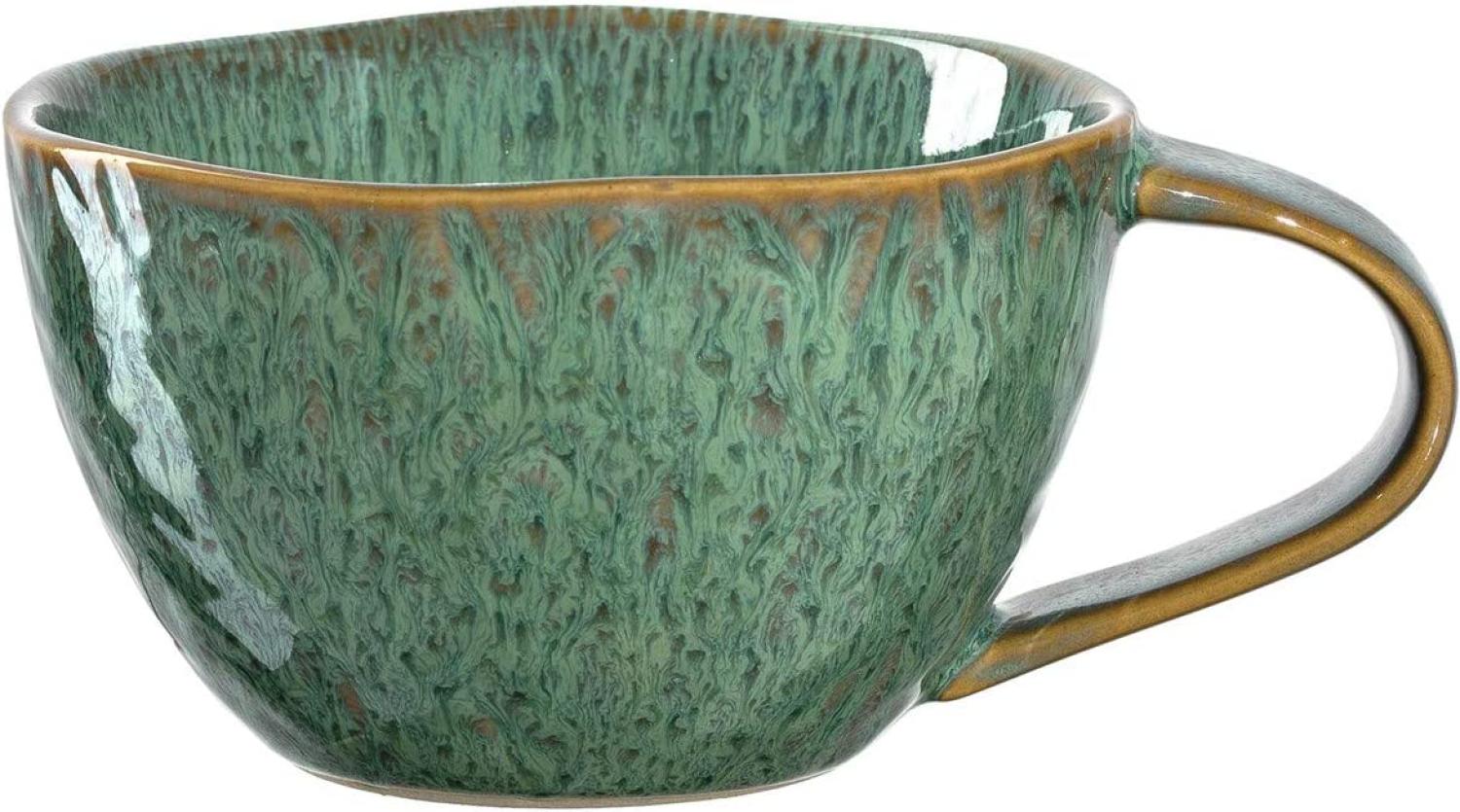 Leonardo Keramiktasse MATERA, Kaffeetasse, Becher, Tasse, Keramik, Grün, 180 ml, 018589 Bild 1