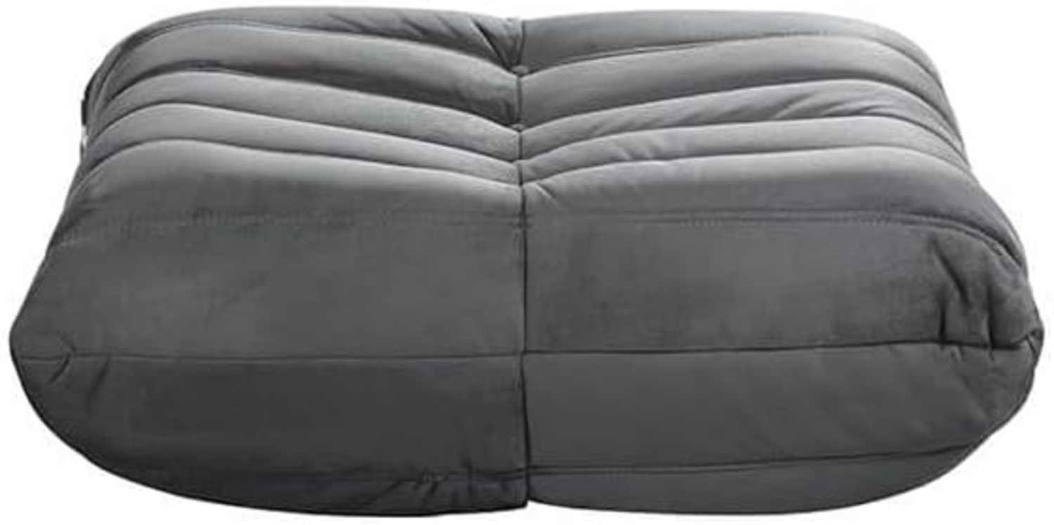 HOME DELUXE Relaxsessel Hocker CHILL - Anthrazit Bild 1