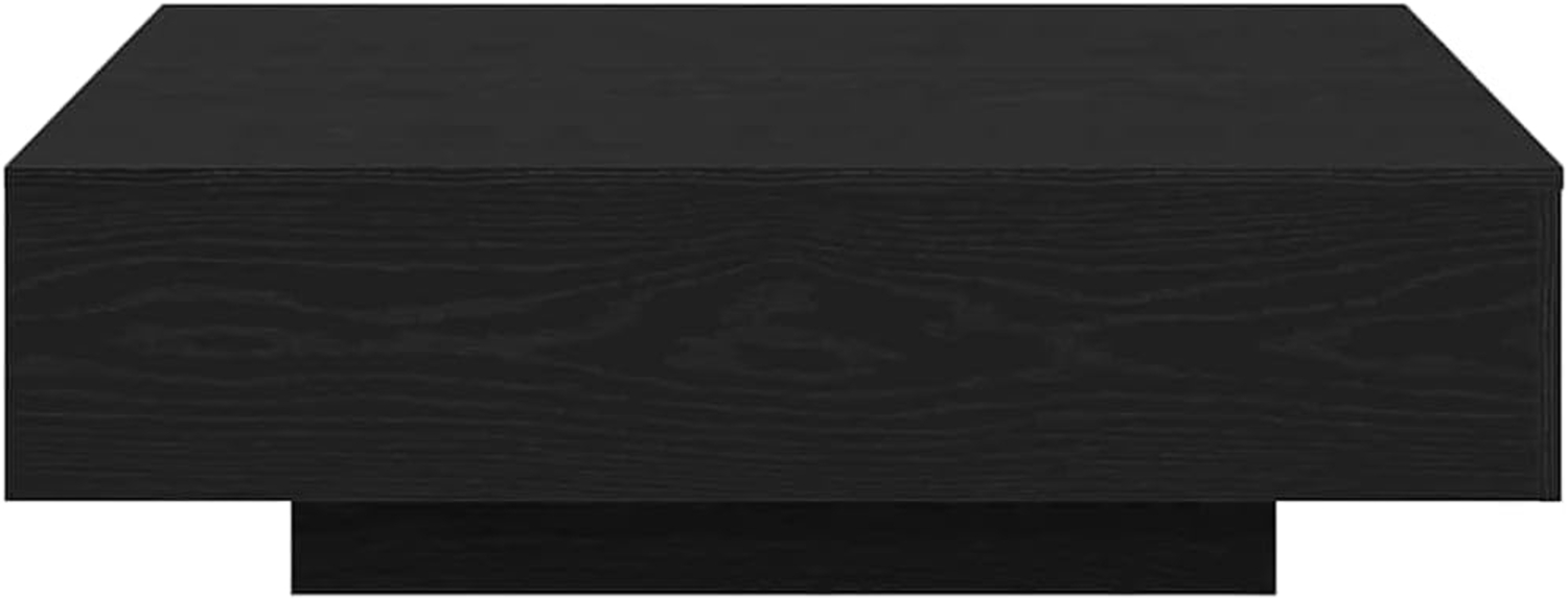 vidaXL Couchtisch Schwarz Eichen-Optik 100 x 100 x 31 cm 863005 Bild 1