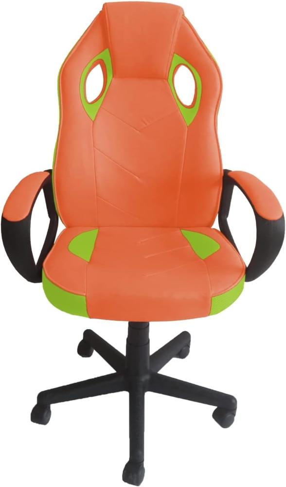 HTI-Living Daytona Orange Neongrün Chefsessel Bild 1