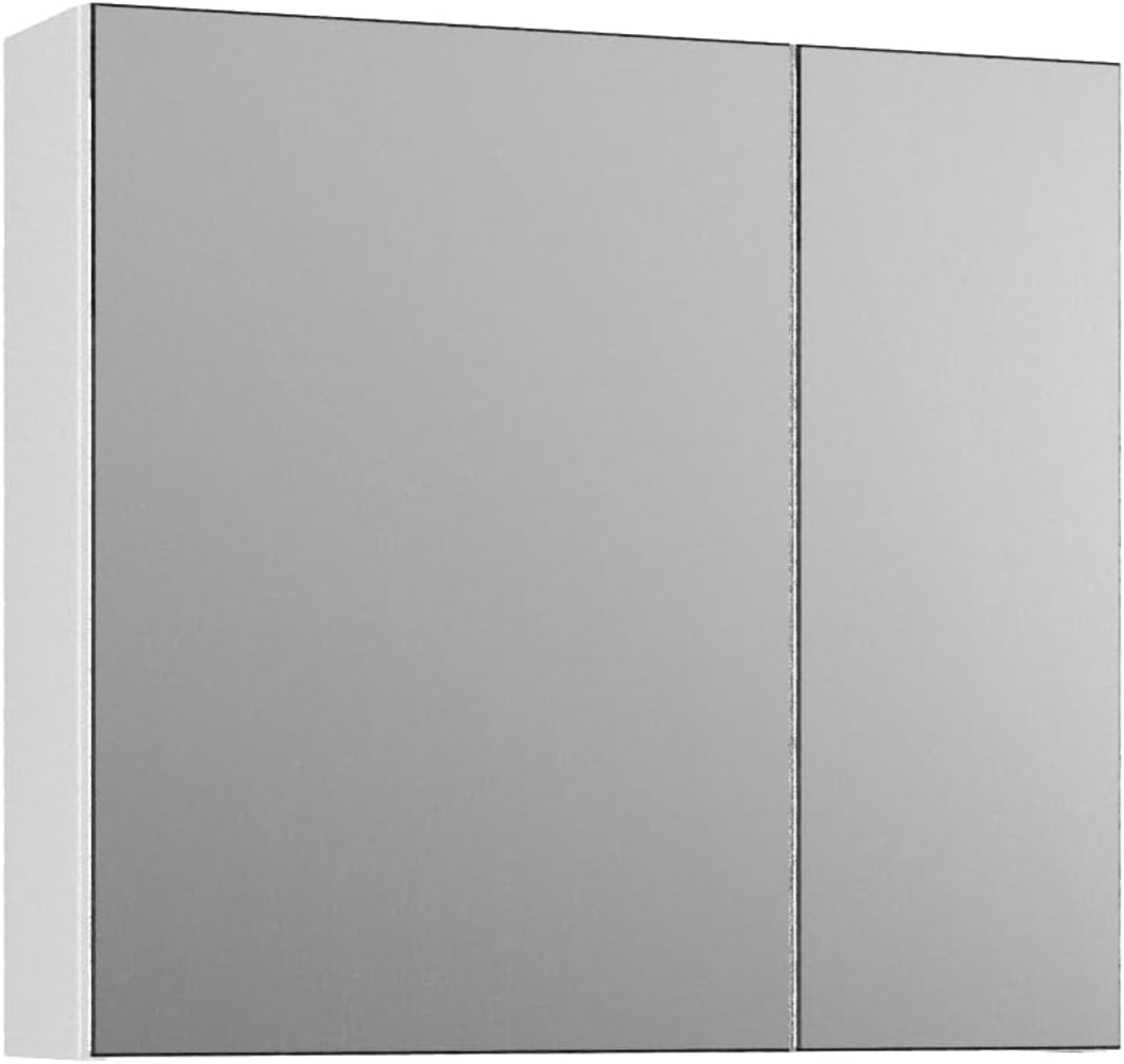 BADEDU GERS Spiegelschrank 60 cm breit, Weiß Bild 1