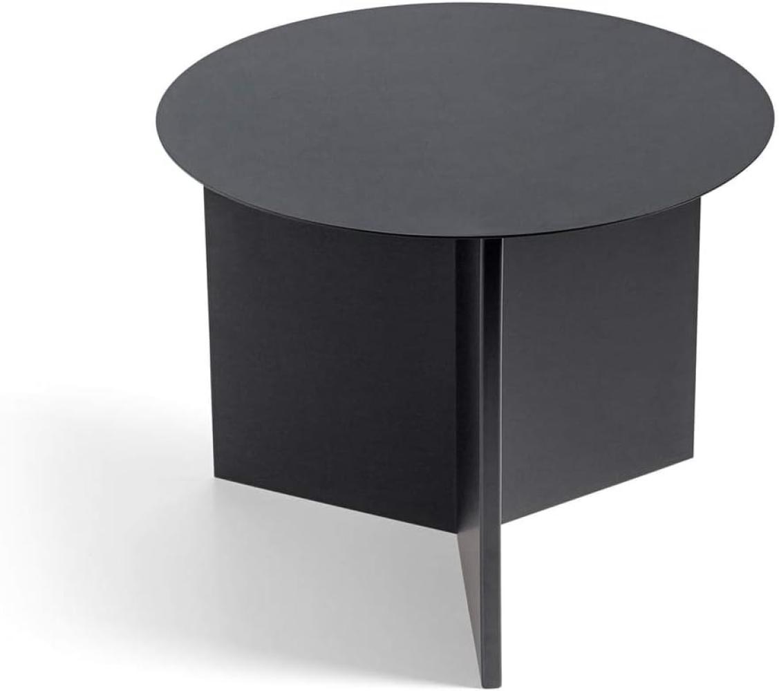 HAY Slit Table Round Beistelltisch, Stahl, Black, 35,5cm Bild 1