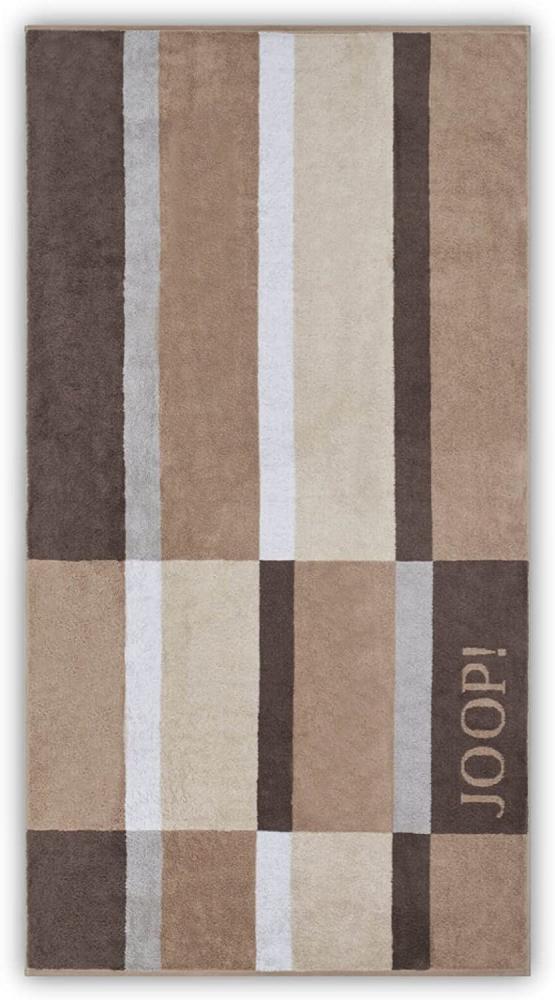 Joop! Duschtuch Badetuch 80x150 Shades Checked 1688-33 sand braun Bild 1