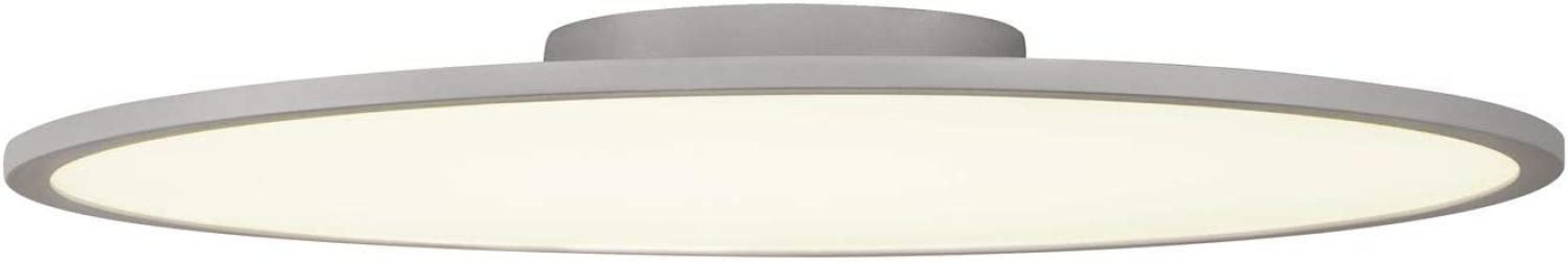 SLV No. 1000786 PANEL 60 rund LED Indoor Deckenaufbauleuchte silbergrau 4000K Bild 1
