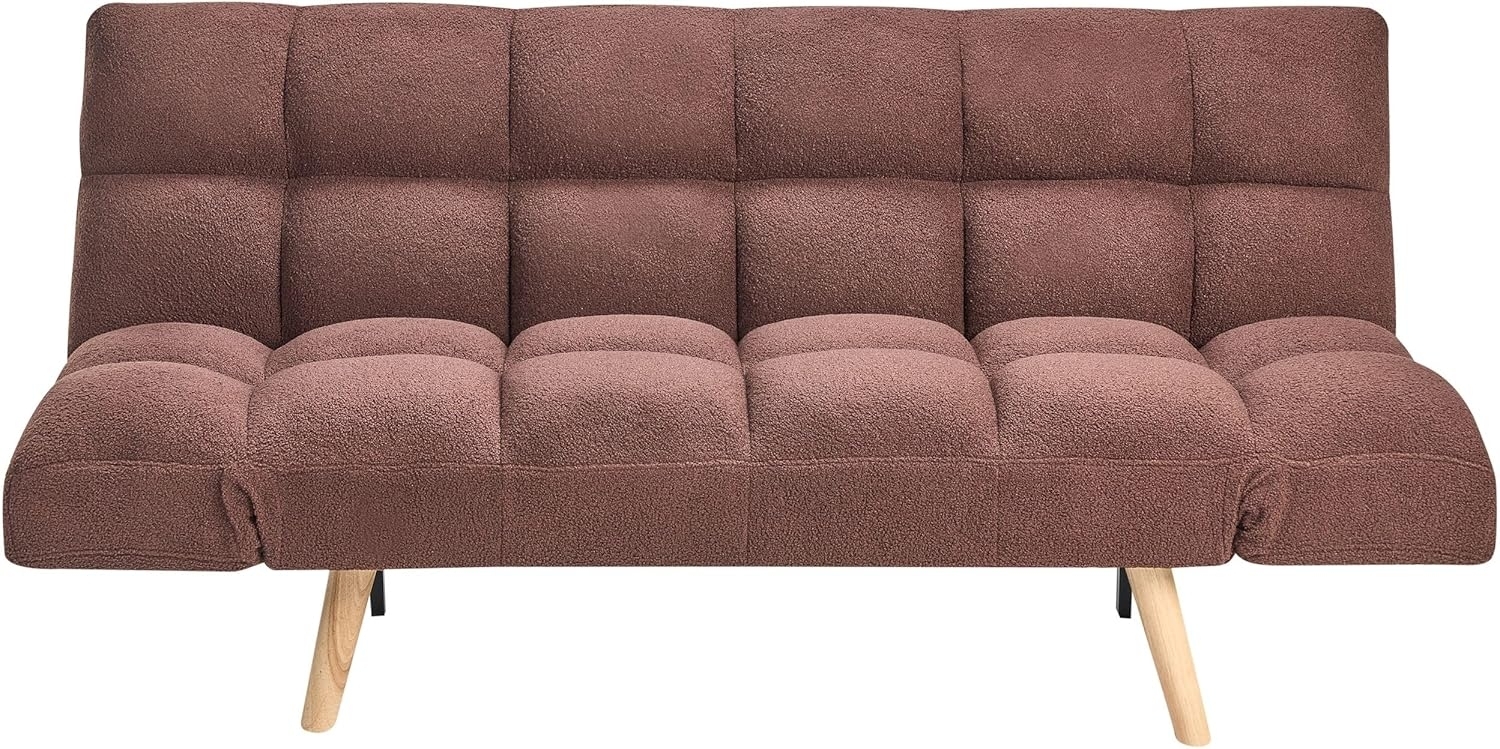 3-Sitzer Schlafsofa Bouclé braun INGARO Bild 1