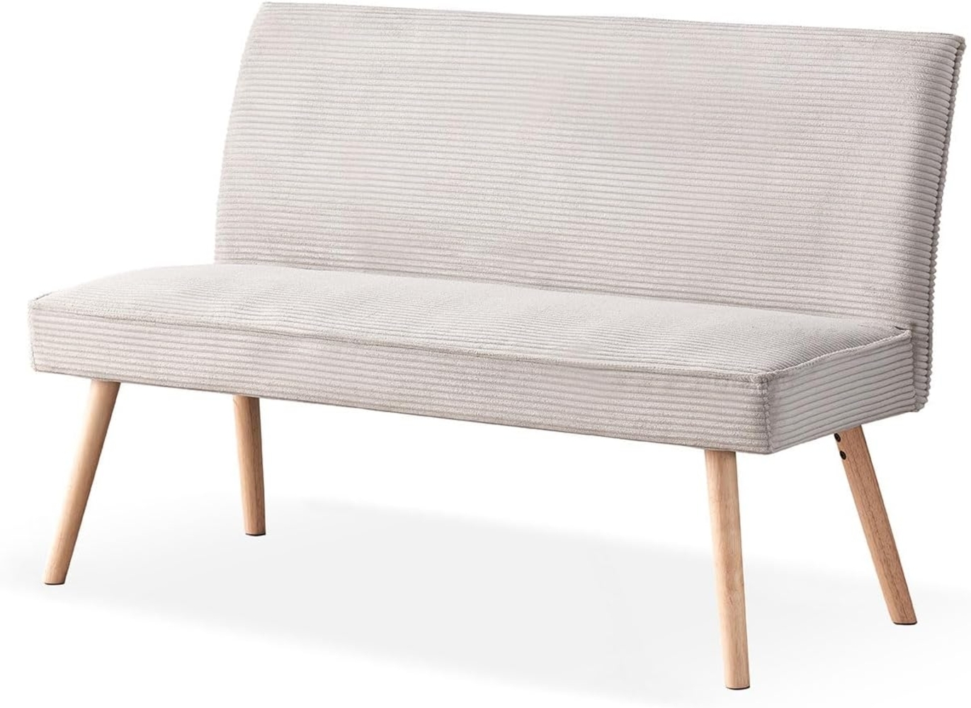 B&D home Essbank PAUL, gepolstert, Holzbeine Bild 1