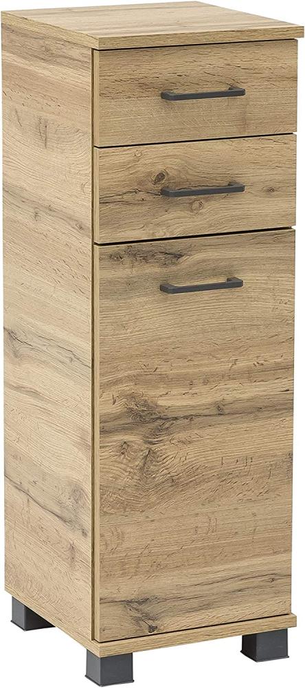 Schildmeyer Nora Highboard 144933, Eiche Landhaus Dekor, 30,3 x 32,6 x 88,6 cm (B/T/H) Bild 1