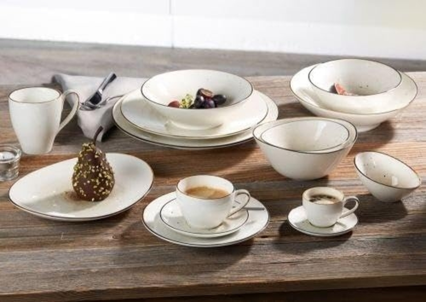 DesserttellerCosmo grau Bild 1