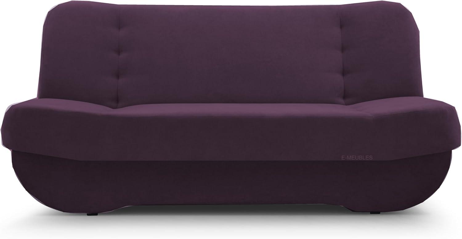 MOEBLO Schlafsofa Pafos, Sofa Kippsofa Klappsofa Clic-Clack, mit Schlaffunktion, mit Bettkasten Bild 1