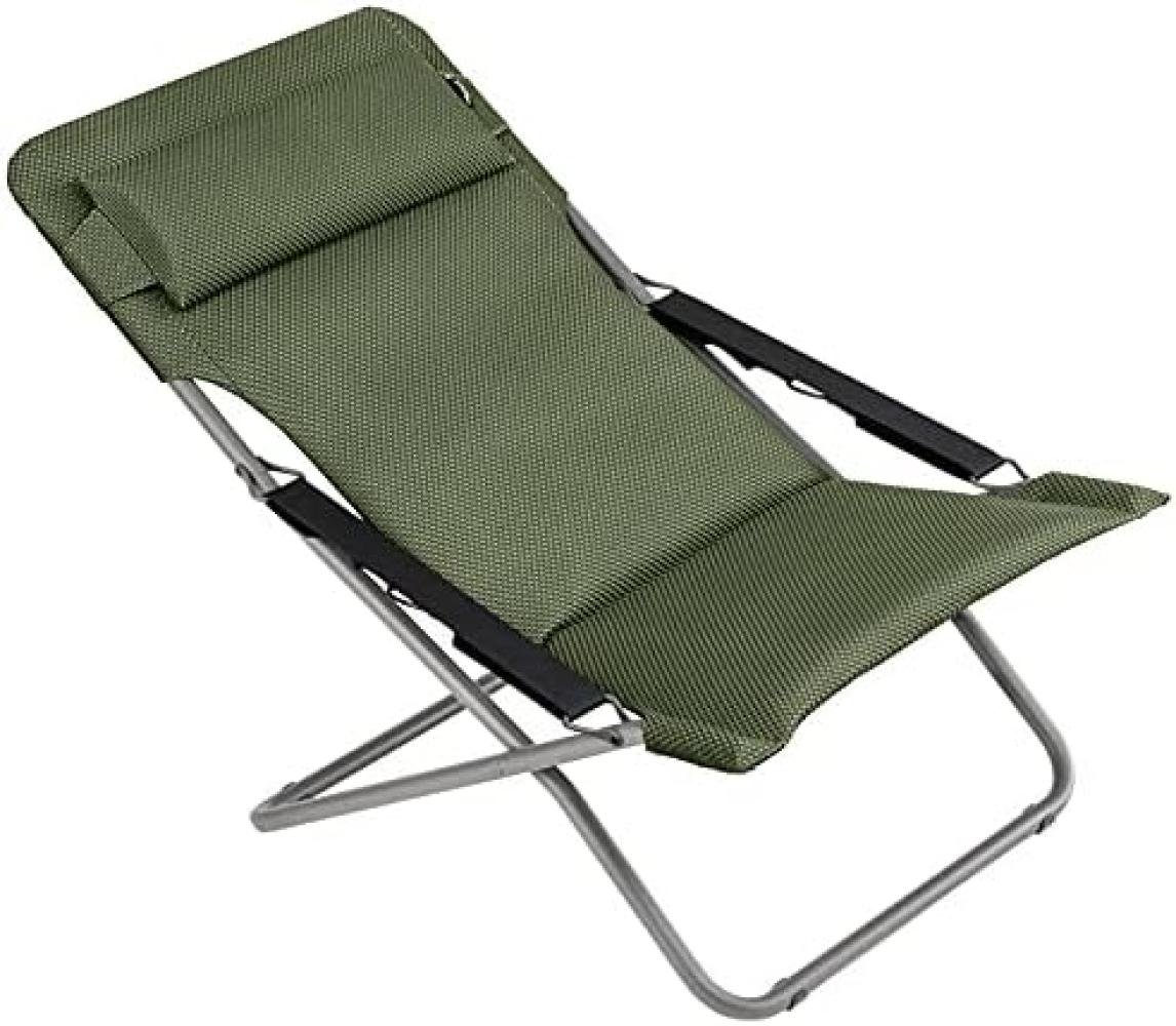 Lafuma Liegestuhl TRANSABED BeComfort® Olive grün klappbar Bild 1