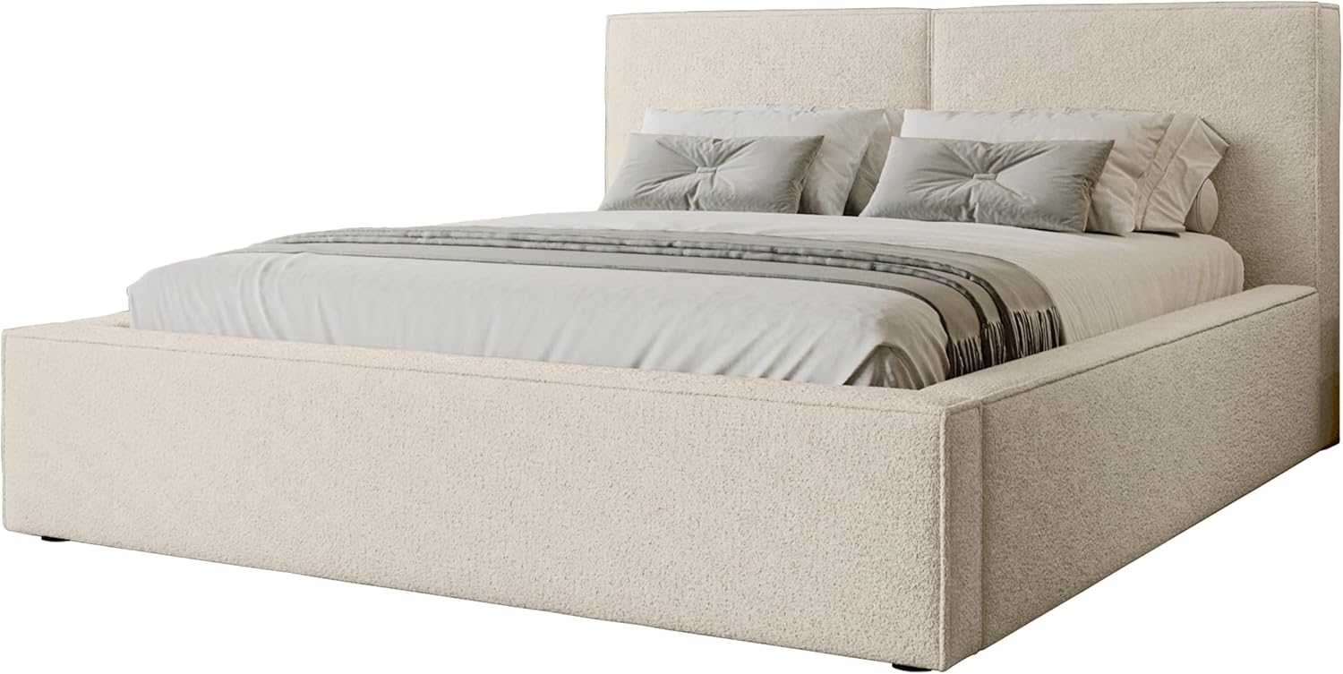 Polsterbett Sokoz Boucle (Farbe: Coral 65, Größe: 120 x 200) Bild 1